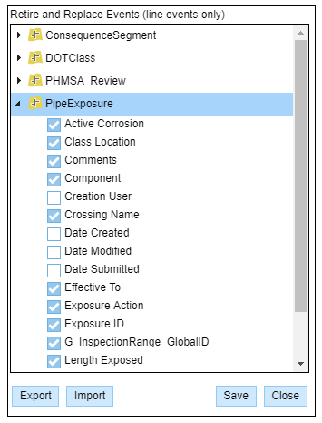 Expanded event layer fields Expanded event layer fields