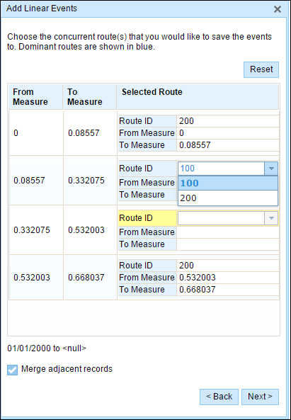 Software selected dominant route Software selected dominant route